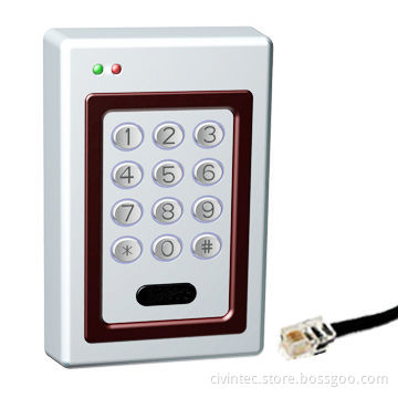 IP-based Metal Access Control Keypad System with Smart Card Reader, Offers SDK or Software